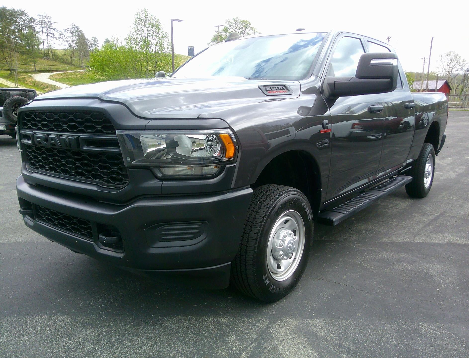 2023 RAM 2500 Tradesman in Gray — front three-quarter view